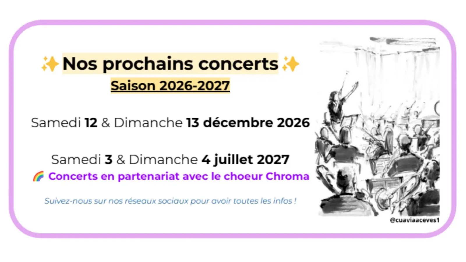 Save The Date dessin cuavia